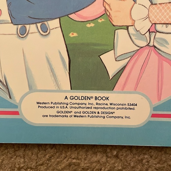 1985 Golden Book “The Heart Family” Paper Dolls - Picture 3 of 10